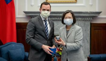 Mike Gallagher and President Tsai 